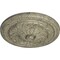 Ekena Millwork Wigan Ceiling Medallion, Hand-Painted Castle Stone Crackle, 16"OD x 2 1/4"P CM16WGCSC - alternate 2